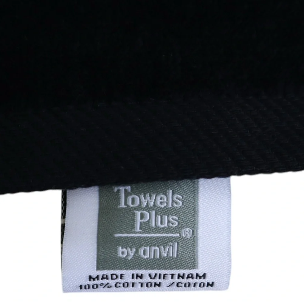 Rare VTG Towel Plus By Anvil I Love Tennis Logo Art Rhinestone Spell Out Towel